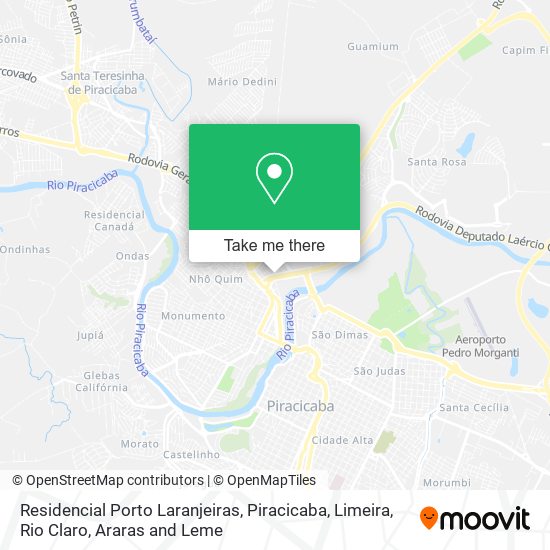 Residencial Porto Laranjeiras map