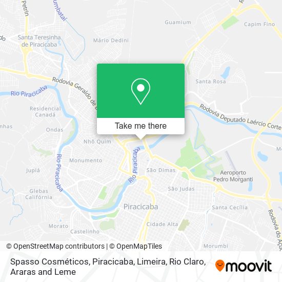 Spasso Cosméticos map