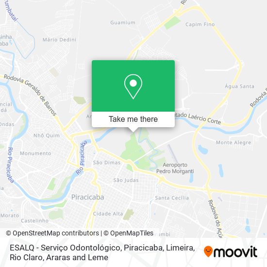 ESALQ - Serviço Odontológico map