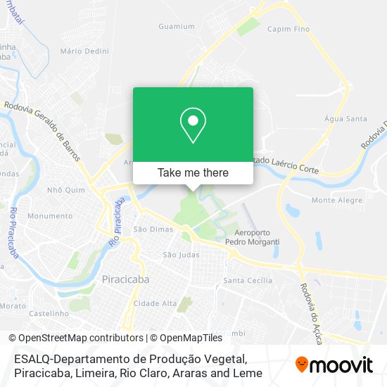 ESALQ-Departamento de Produção Vegetal map