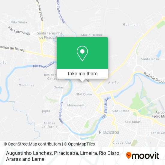 Mapa Augustinho Lanches