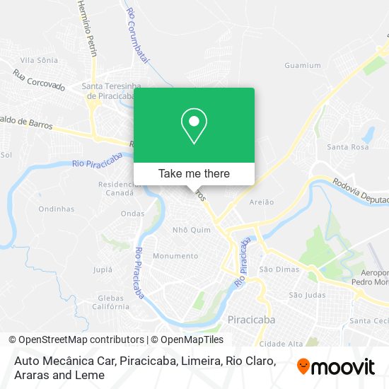 Auto Mecânica Car map