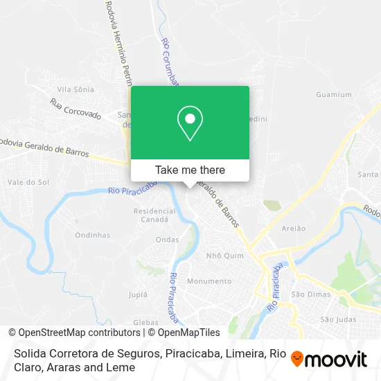 Solida Corretora de Seguros map