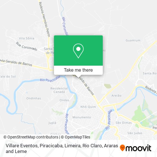 Villare Eventos map