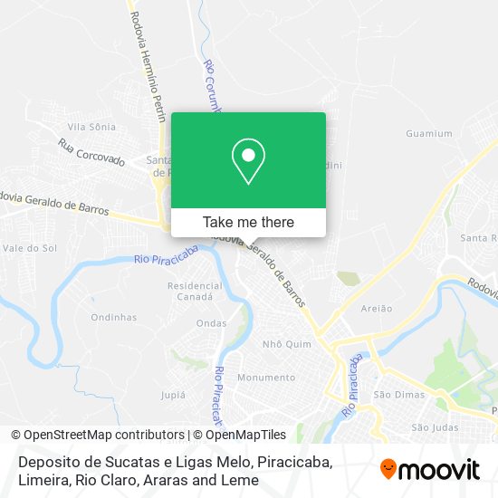 Deposito de Sucatas e Ligas Melo map