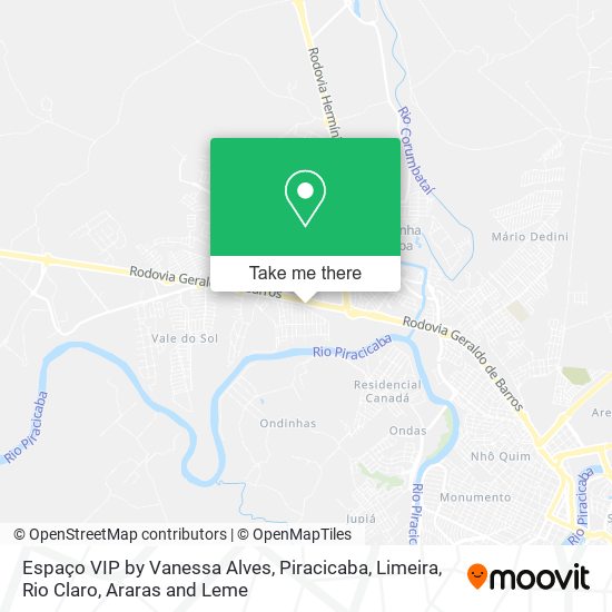 Espaço VIP by Vanessa Alves map