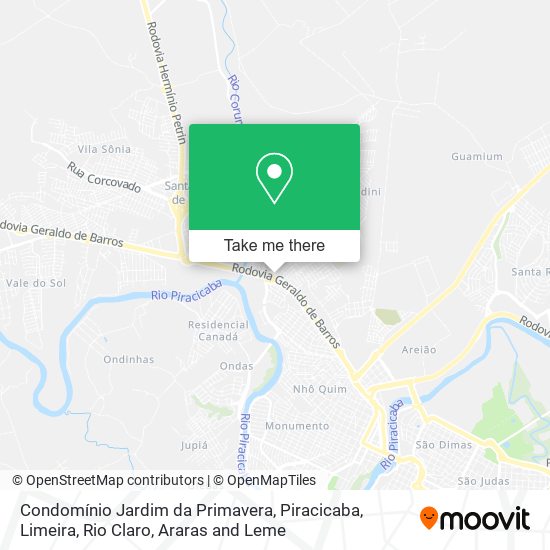 Condomínio Jardim da Primavera map