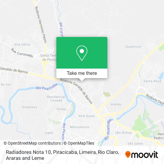 Mapa Radiadores Nota 10