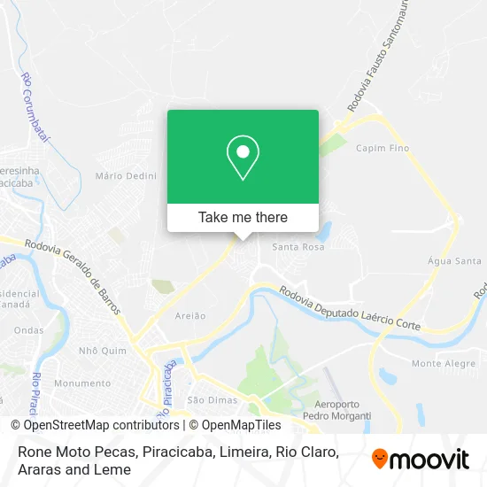 Rone Moto Pecas map