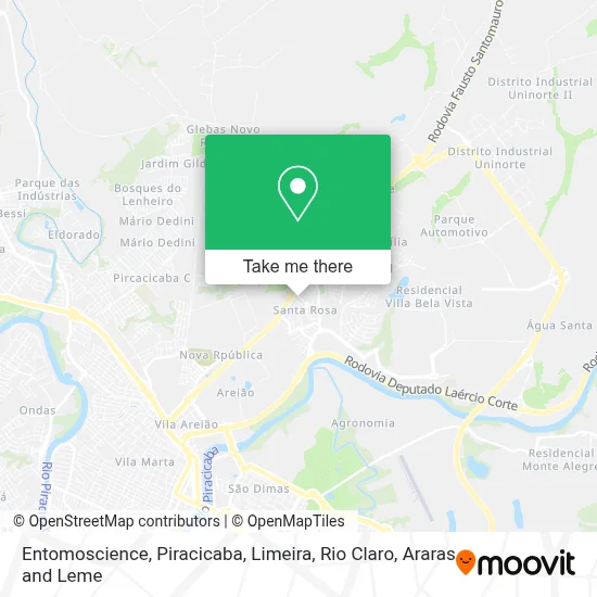 Entomoscience map