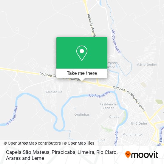 Capela São Mateus map