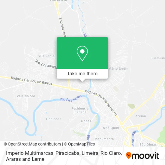 Imperio Multimarcas map