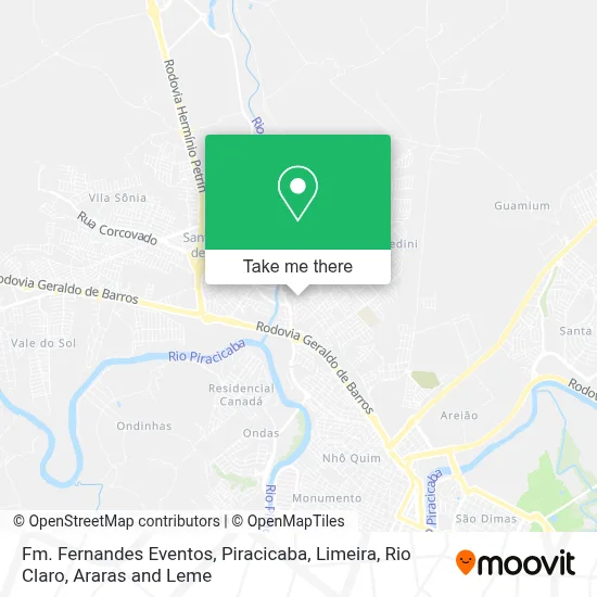 Fm. Fernandes Eventos map