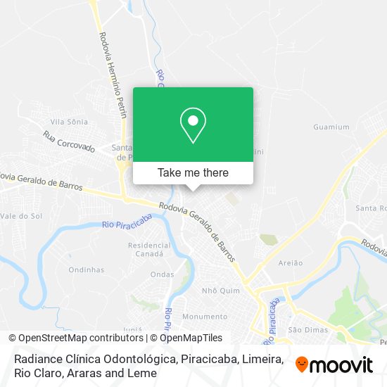 Radiance Clínica Odontológica map
