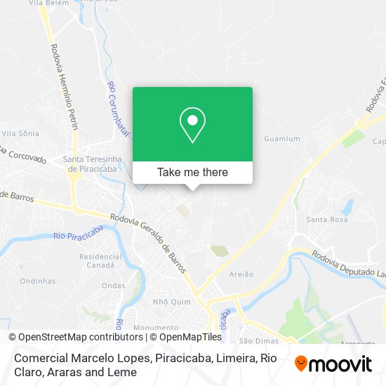 Comercial Marcelo Lopes map