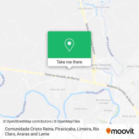 Comunidade Cristo Reina map