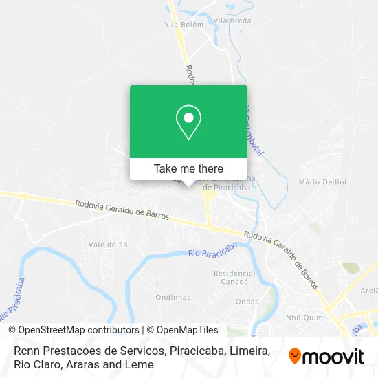 Rcnn Prestacoes de Servicos map