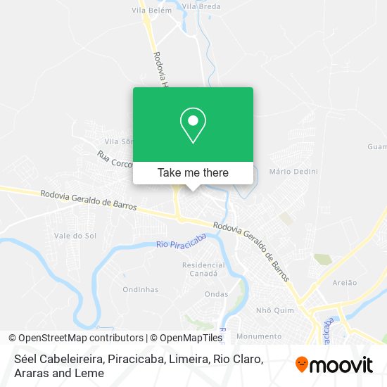 Séel Cabeleireira map
