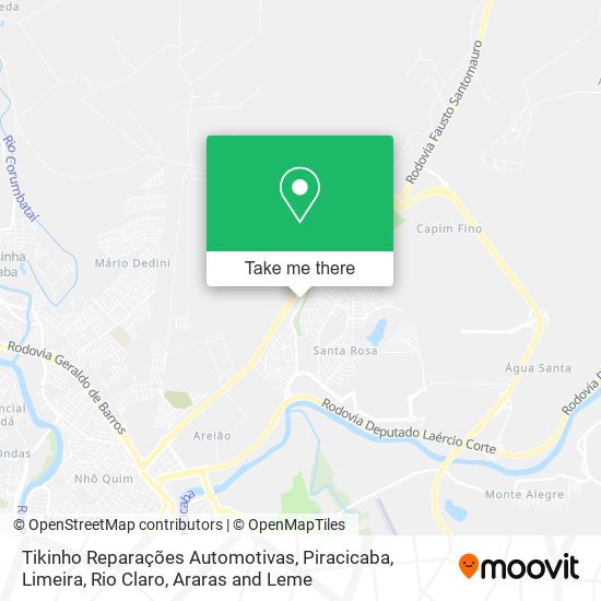 Tikinho Reparações Automotivas map