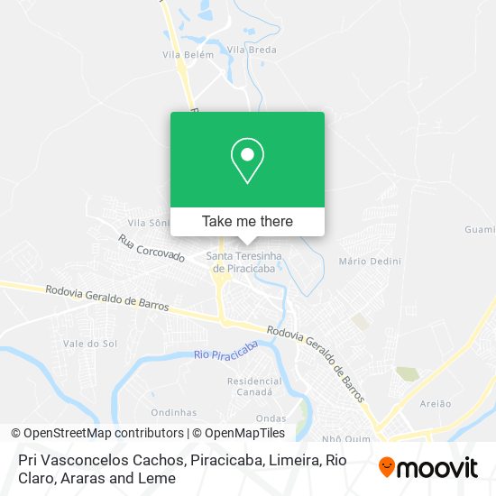 Pri Vasconcelos Cachos map