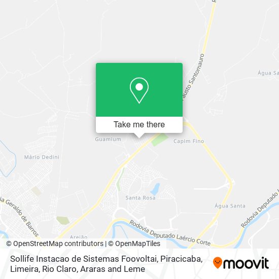 Sollife Instacao de Sistemas Foovoltai map