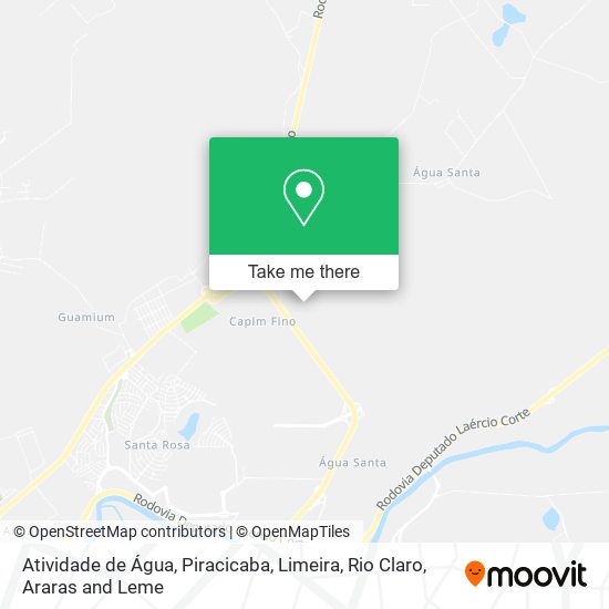 Atividade de Água map