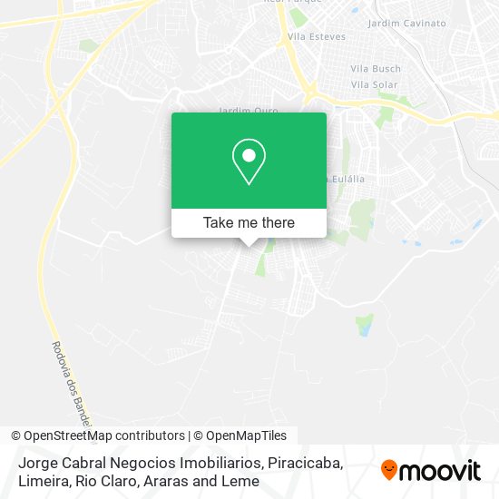 Jorge Cabral Negocios Imobiliarios map