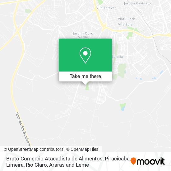 Bruto Comercio Atacadista de Alimentos map
