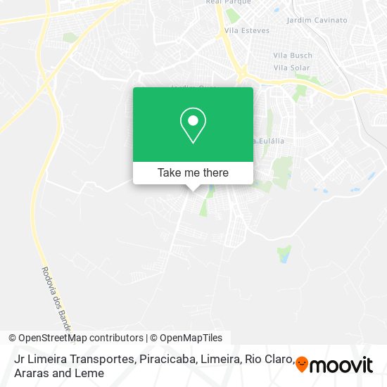 Mapa Jr Limeira Transportes