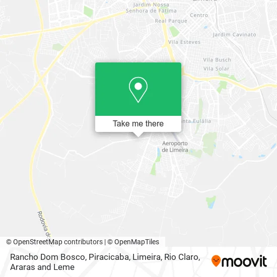 Rancho Dom Bosco map