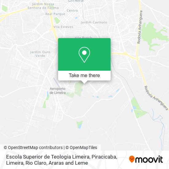 Mapa Escola Superior de Teologia Limeira