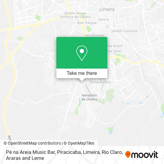 Pé na Areia Music Bar map