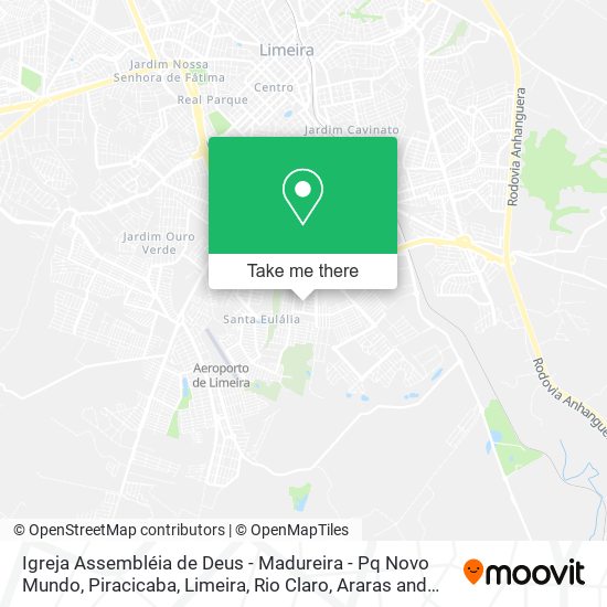 Igreja Assembléia de Deus - Madureira - Pq Novo Mundo map