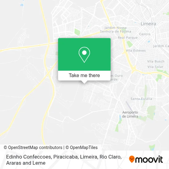 Edinho Confeccoes map