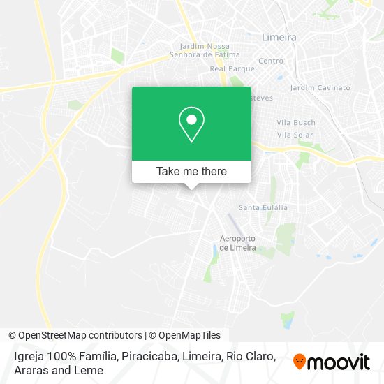 Igreja 100% Família map