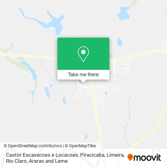 Castor Escavacoes e Locacoes map