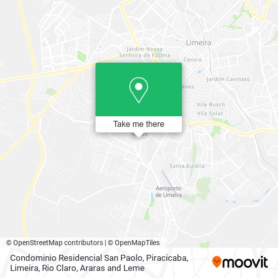 Mapa Condominio Residencial San Paolo