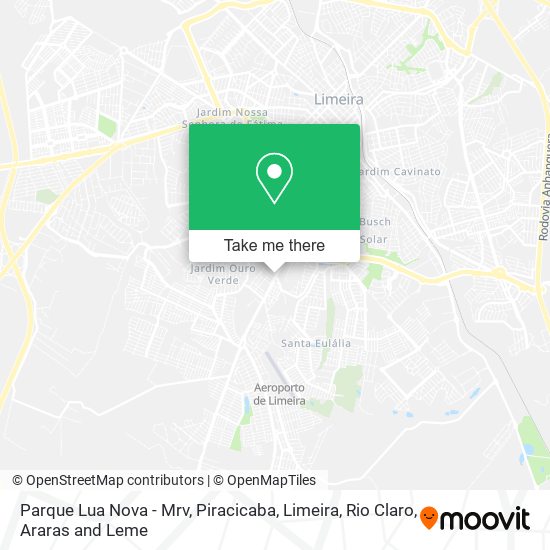 Mapa Parque Lua Nova - Mrv