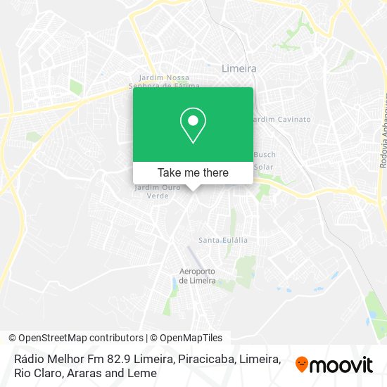 Rádio Melhor Fm 82.9 Limeira map