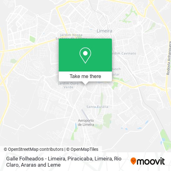 Galle Folheados - Limeira map