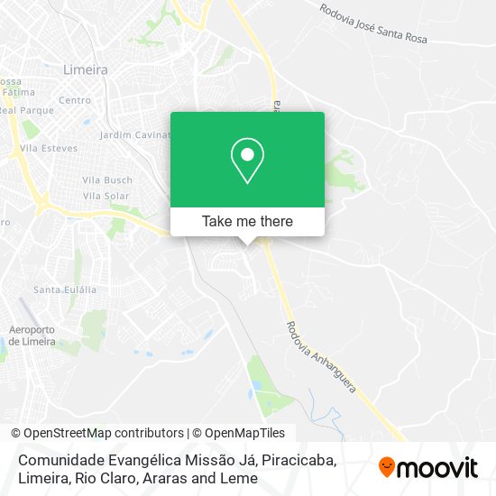 Comunidade Evangélica Missão Já map