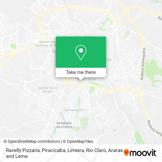 Ravelly Pizzaria map