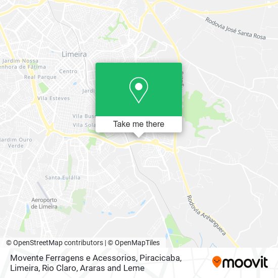 Movente Ferragens e Acessorios map