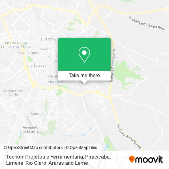 Tecnorr Projetos e Ferramentaria map