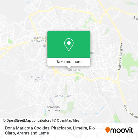Dona Maricota Cookies map