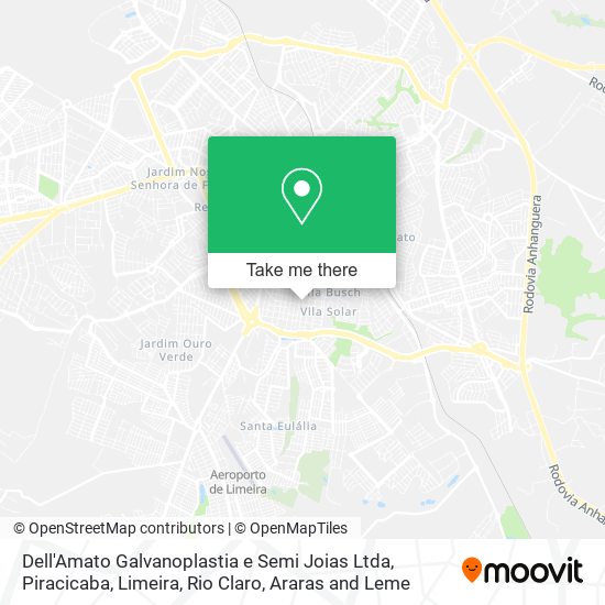Dell'Amato Galvanoplastia e Semi Joias Ltda map