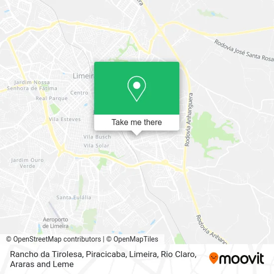 Rancho da Tirolesa map