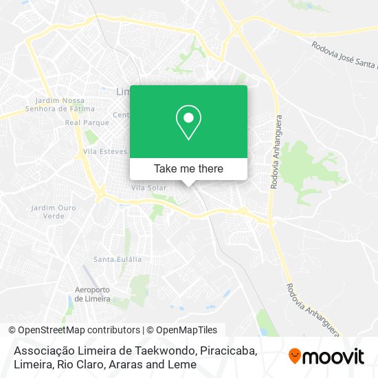 Mapa Associação Limeira de Taekwondo