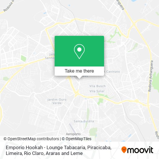 Mapa Emporio Hookah - Lounge Tabacaria