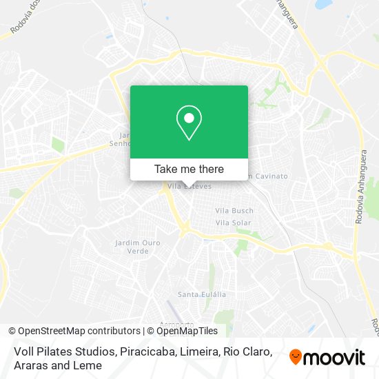 Mapa Voll Pilates Studios